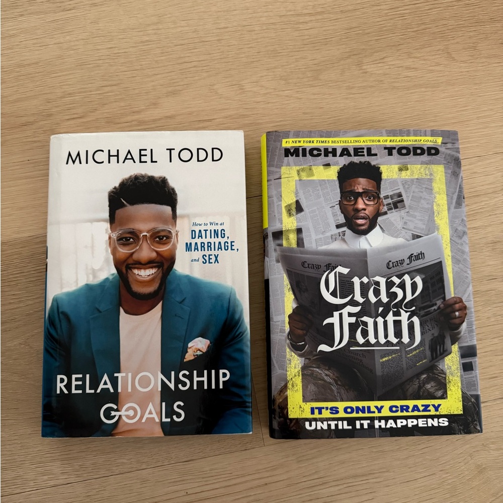 Michael Todd Book Set: Relationship Goals & Crazy Faith